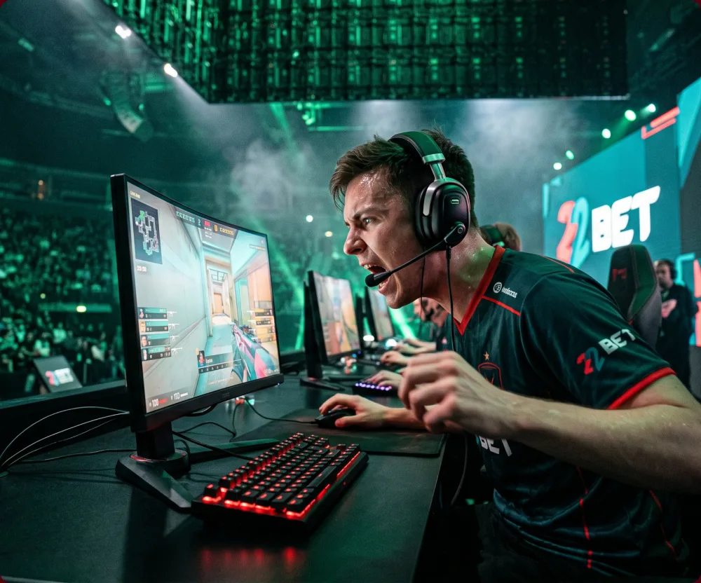 Esports betting on 22Bet
